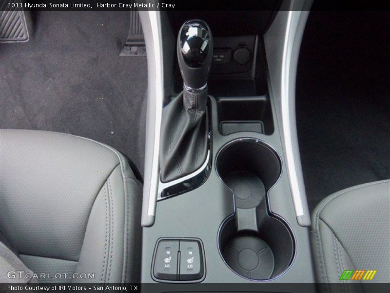 Harbor Gray Metallic / Gray 2013 Hyundai Sonata Limited