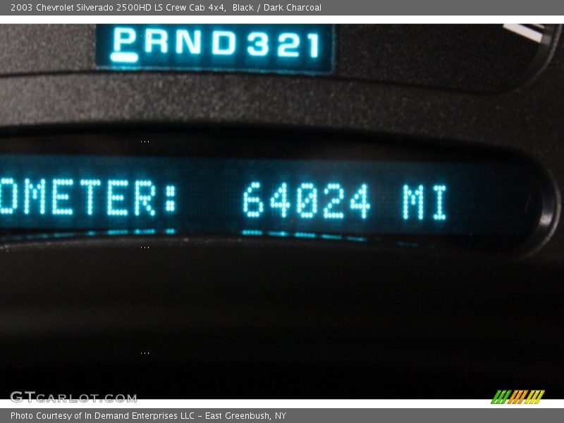 Black / Dark Charcoal 2003 Chevrolet Silverado 2500HD LS Crew Cab 4x4