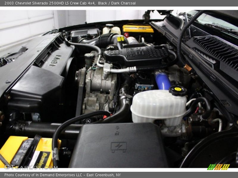Black / Dark Charcoal 2003 Chevrolet Silverado 2500HD LS Crew Cab 4x4
