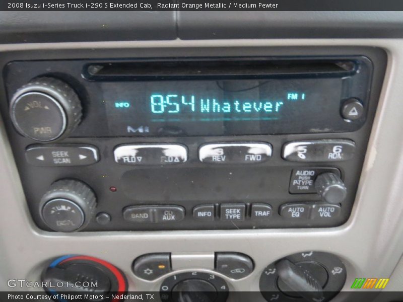 Audio System of 2008 i-Series Truck i-290 S Extended Cab