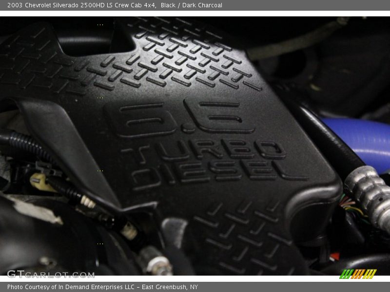 Black / Dark Charcoal 2003 Chevrolet Silverado 2500HD LS Crew Cab 4x4