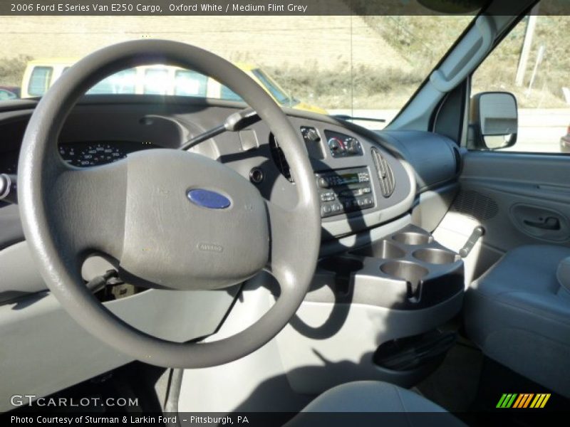 Oxford White / Medium Flint Grey 2006 Ford E Series Van E250 Cargo