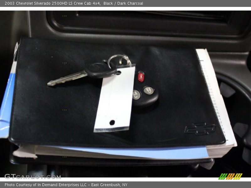 Black / Dark Charcoal 2003 Chevrolet Silverado 2500HD LS Crew Cab 4x4