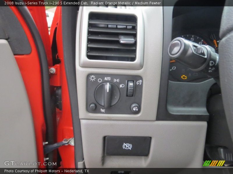 Radiant Orange Metallic / Medium Pewter 2008 Isuzu i-Series Truck i-290 S Extended Cab