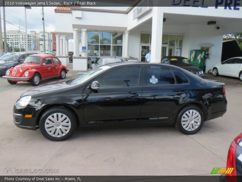 Black / Titan Black 2010 Volkswagen Jetta S Sedan