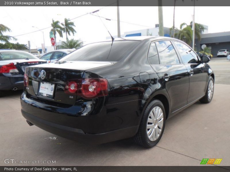 Black / Titan Black 2010 Volkswagen Jetta S Sedan