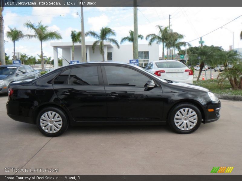 Black / Titan Black 2010 Volkswagen Jetta S Sedan