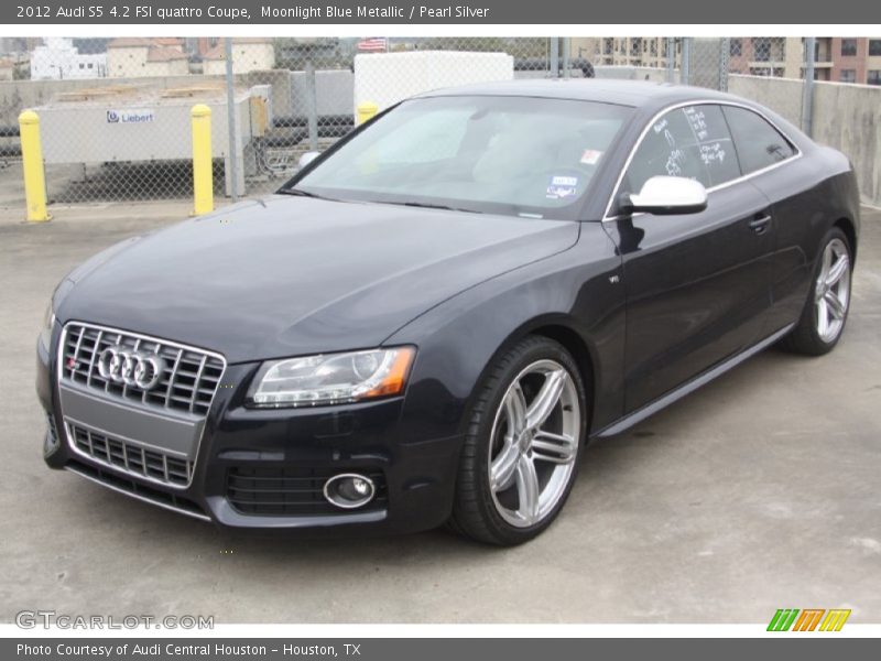 Moonlight Blue Metallic / Pearl Silver 2012 Audi S5 4.2 FSI quattro Coupe