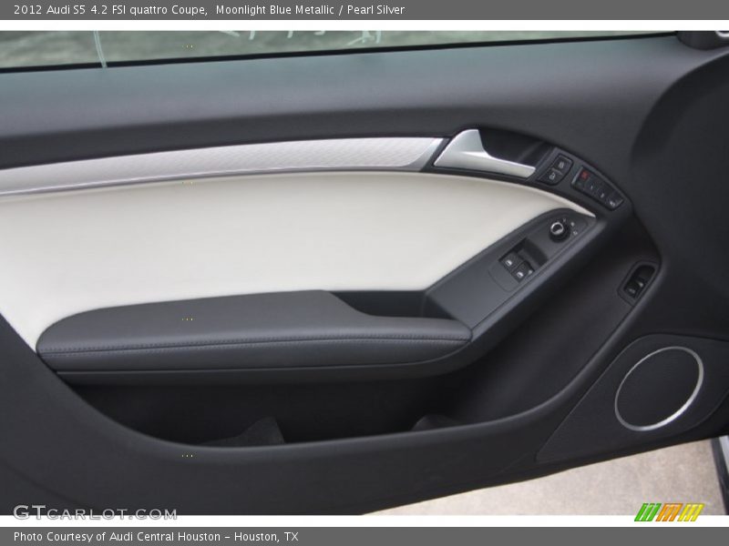 Moonlight Blue Metallic / Pearl Silver 2012 Audi S5 4.2 FSI quattro Coupe