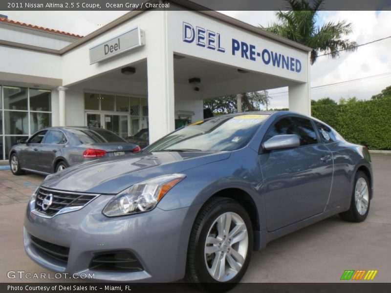 Ocean Gray / Charcoal 2011 Nissan Altima 2.5 S Coupe