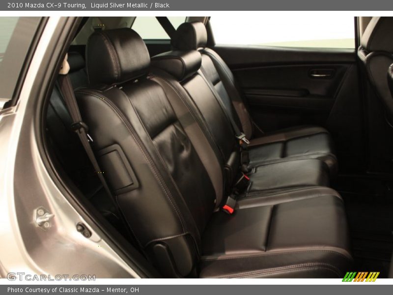 Liquid Silver Metallic / Black 2010 Mazda CX-9 Touring
