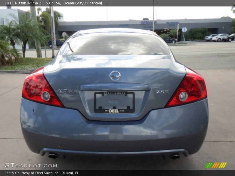 Ocean Gray / Charcoal 2011 Nissan Altima 2.5 S Coupe