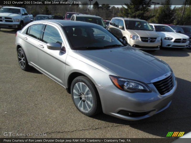 Billet Silver Metallic / Black 2013 Chrysler 200 S Sedan