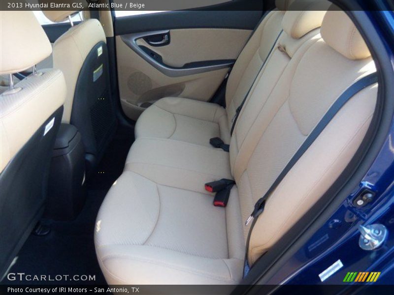 Atlantic Blue / Beige 2013 Hyundai Elantra GLS