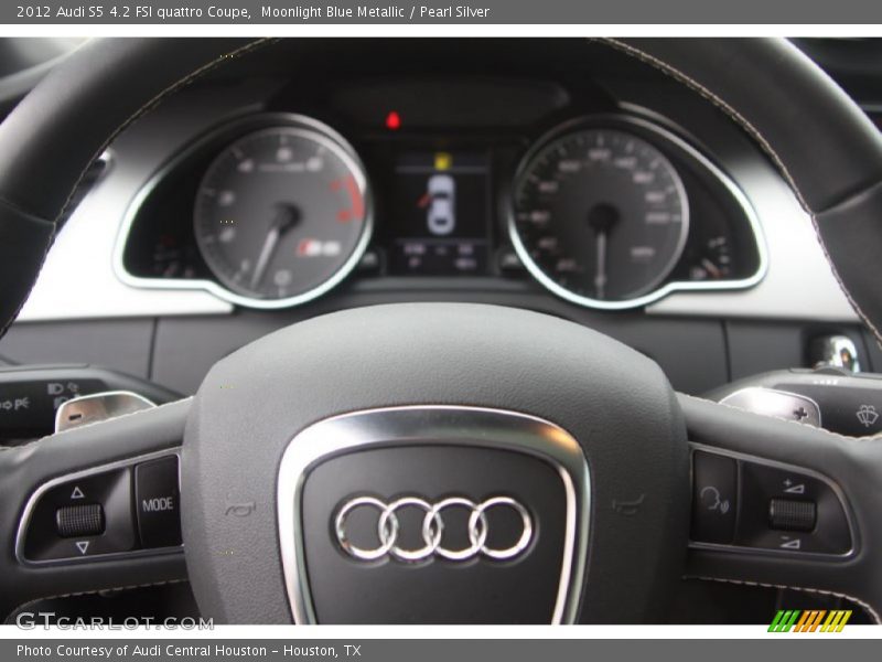 Moonlight Blue Metallic / Pearl Silver 2012 Audi S5 4.2 FSI quattro Coupe
