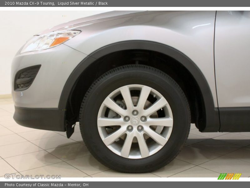 Liquid Silver Metallic / Black 2010 Mazda CX-9 Touring