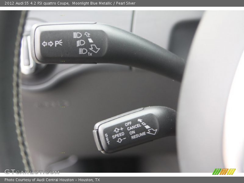 Moonlight Blue Metallic / Pearl Silver 2012 Audi S5 4.2 FSI quattro Coupe