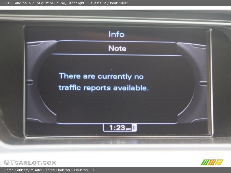Moonlight Blue Metallic / Pearl Silver 2012 Audi S5 4.2 FSI quattro Coupe