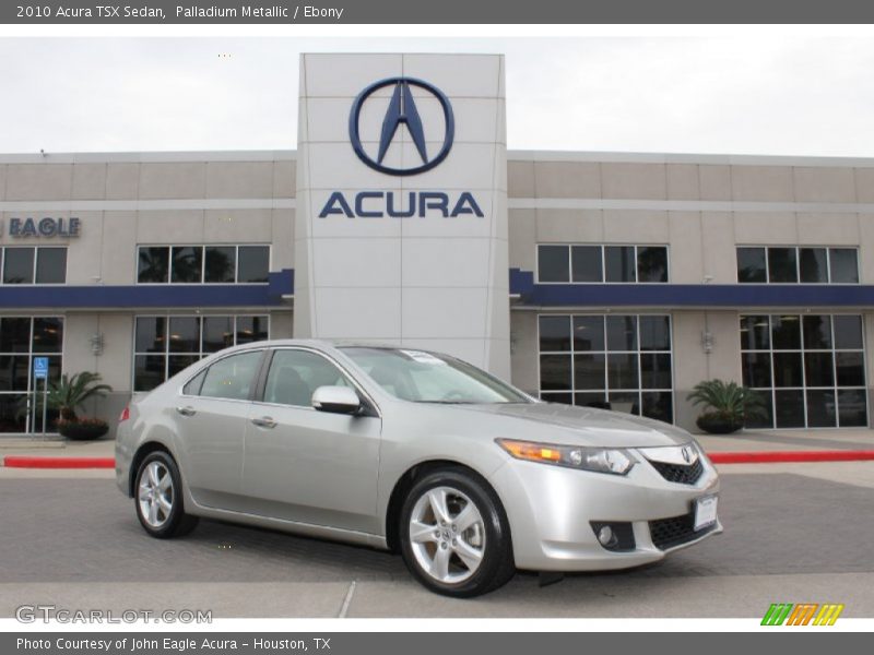 Palladium Metallic / Ebony 2010 Acura TSX Sedan