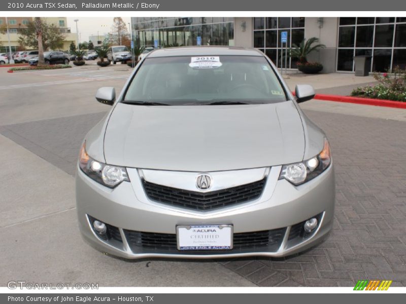 Palladium Metallic / Ebony 2010 Acura TSX Sedan
