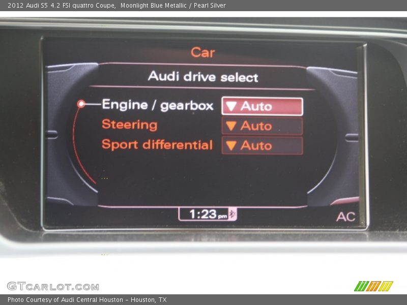 Moonlight Blue Metallic / Pearl Silver 2012 Audi S5 4.2 FSI quattro Coupe