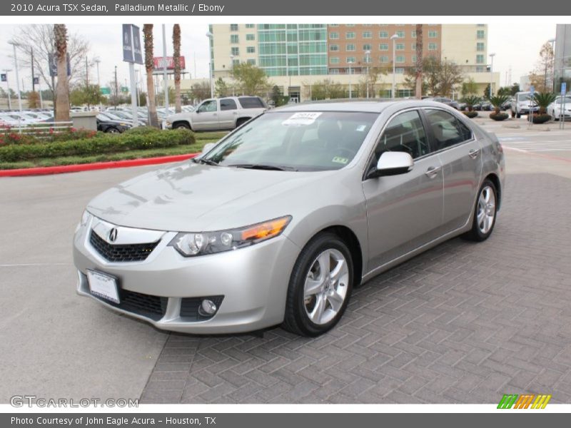 Palladium Metallic / Ebony 2010 Acura TSX Sedan