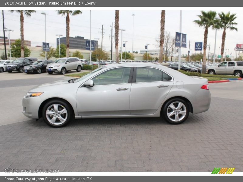 Palladium Metallic / Ebony 2010 Acura TSX Sedan