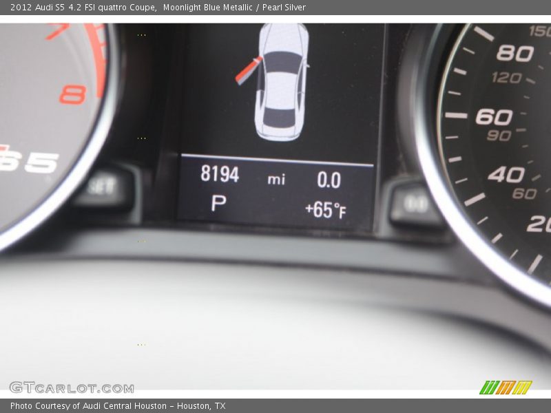 Moonlight Blue Metallic / Pearl Silver 2012 Audi S5 4.2 FSI quattro Coupe