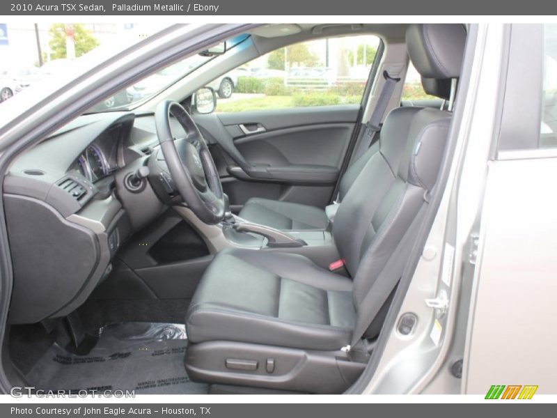 Palladium Metallic / Ebony 2010 Acura TSX Sedan