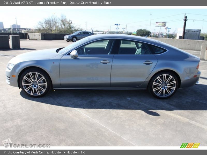 Quartz Gray Metallic / Black 2013 Audi A7 3.0T quattro Premium Plus