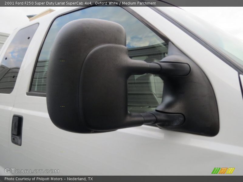 Oxford White / Medium Parchment 2001 Ford F250 Super Duty Lariat SuperCab 4x4