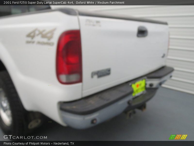 Oxford White / Medium Parchment 2001 Ford F250 Super Duty Lariat SuperCab 4x4