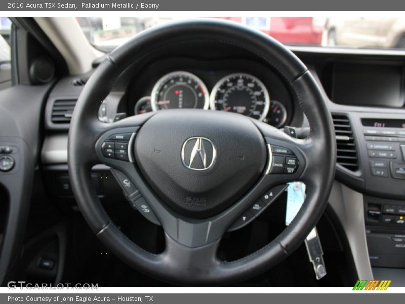 Palladium Metallic / Ebony 2010 Acura TSX Sedan