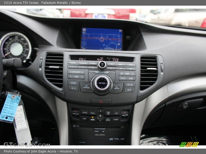Palladium Metallic / Ebony 2010 Acura TSX Sedan