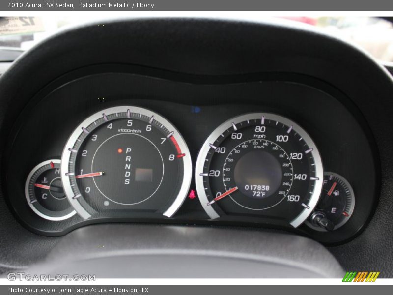 Palladium Metallic / Ebony 2010 Acura TSX Sedan