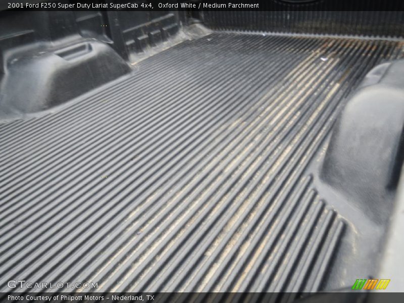 Oxford White / Medium Parchment 2001 Ford F250 Super Duty Lariat SuperCab 4x4