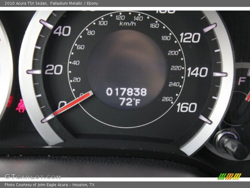 Palladium Metallic / Ebony 2010 Acura TSX Sedan