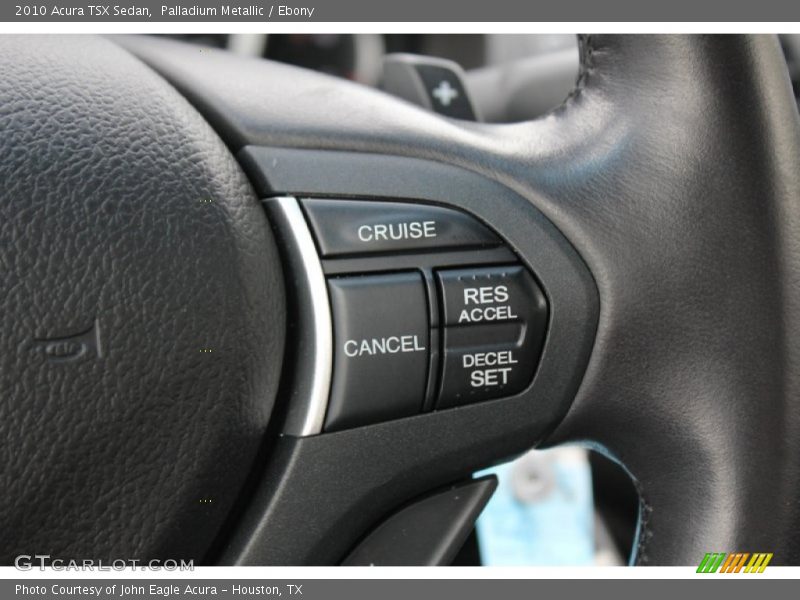 Palladium Metallic / Ebony 2010 Acura TSX Sedan