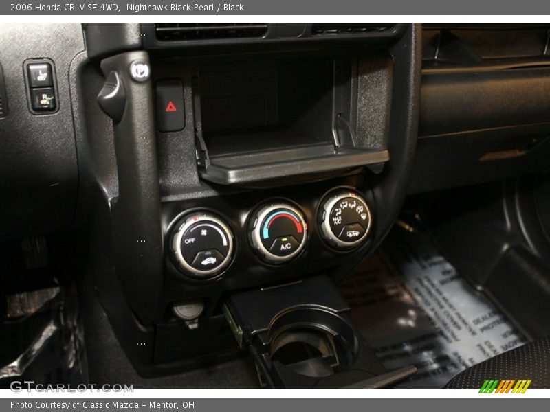 Nighthawk Black Pearl / Black 2006 Honda CR-V SE 4WD