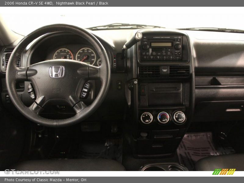 Nighthawk Black Pearl / Black 2006 Honda CR-V SE 4WD