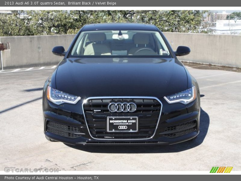 Brilliant Black / Velvet Beige 2013 Audi A6 3.0T quattro Sedan