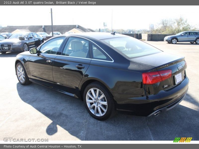 Brilliant Black / Velvet Beige 2013 Audi A6 3.0T quattro Sedan