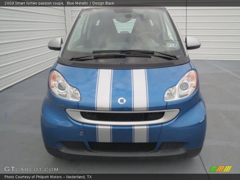 Blue Metallic / Design Black 2009 Smart fortwo passion coupe