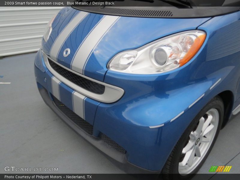 Blue Metallic / Design Black 2009 Smart fortwo passion coupe