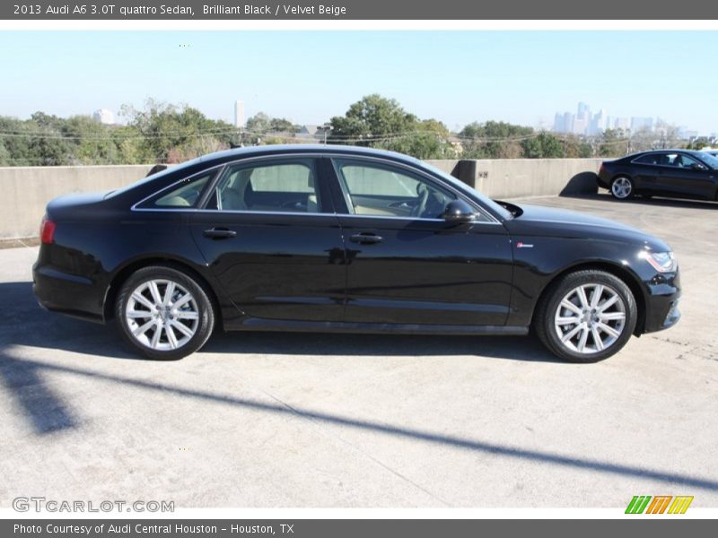 Brilliant Black / Velvet Beige 2013 Audi A6 3.0T quattro Sedan