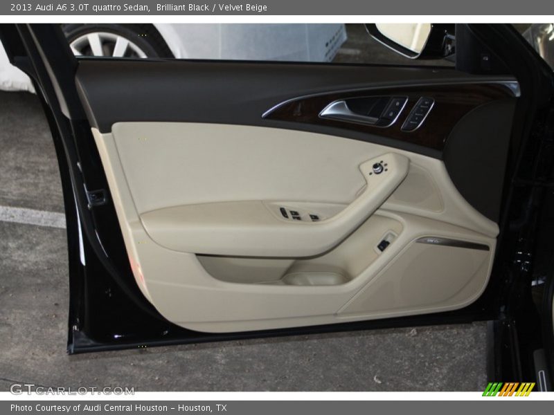 Brilliant Black / Velvet Beige 2013 Audi A6 3.0T quattro Sedan