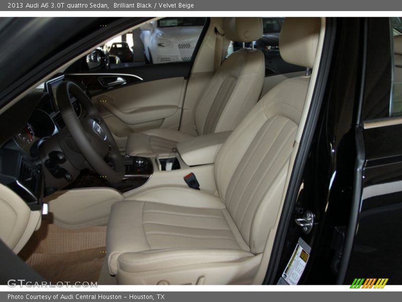 Brilliant Black / Velvet Beige 2013 Audi A6 3.0T quattro Sedan