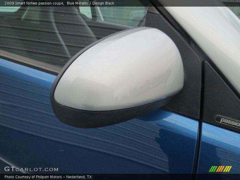 Blue Metallic / Design Black 2009 Smart fortwo passion coupe