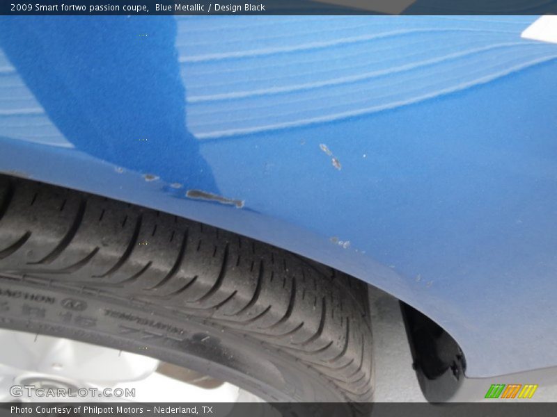 Blue Metallic / Design Black 2009 Smart fortwo passion coupe