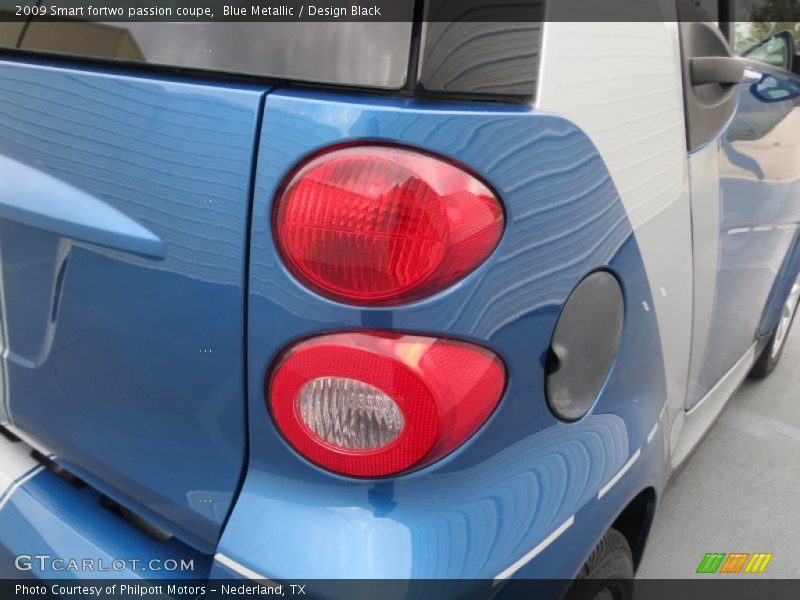 Blue Metallic / Design Black 2009 Smart fortwo passion coupe
